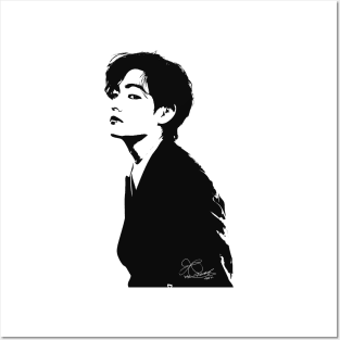 BTS Taehyung ,95 TAEHYUNG back T-Shirt Posters and Art